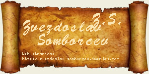 Zvezdoslav Somborčev vizit kartica